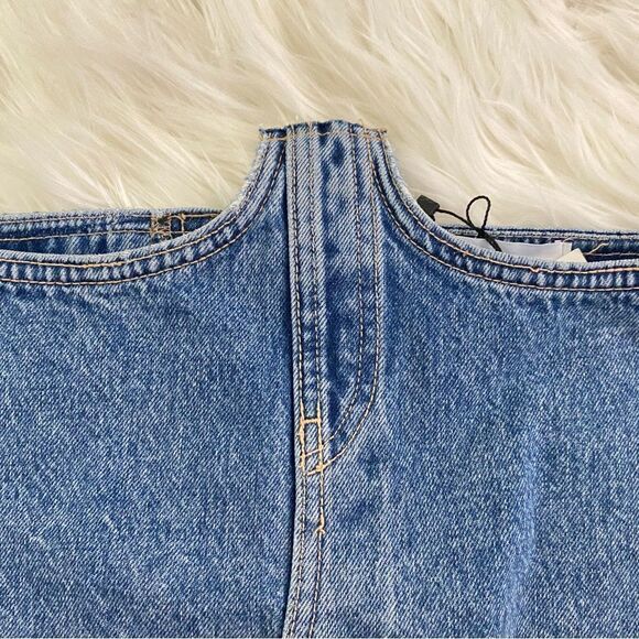 ZARA TRF DENIM CORSET TOP 8197/601 - Picture 4 of 7